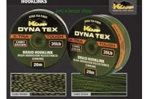 Kkarp Generico trecciato per terminali Pesca Filo carpfishing dyna Tex lbs 45 (Como Green)