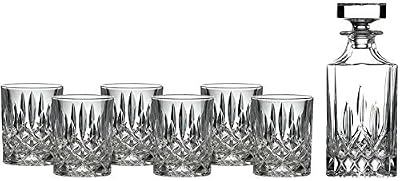 RCR Opera Service à Whisky, Verre Sonore, Transparent, 7 Pièces