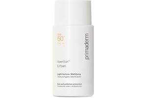 SINGULADERM PRIMADERM– XPERTSUN Urban SPF 50+ | Protector Solar Facial Antipolución | Crema Antimanchas y Antiedad | Protección Muy Alta UVA/UVB | Textura Fluida, Rápida Absorción y Resistente al Agua | 50 ml
