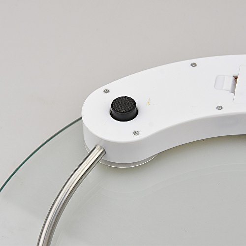 Sunydeal Digitale Personenwaage aus Gehärtete Glas, bis 180 kg, Slim Design, mit LCD-Display - 4