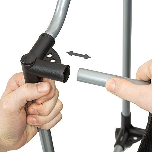 TecTake Wäschesortierer Wäschebox Wäschekorb Wäschesammler 4 Fächer Schwarz - 4