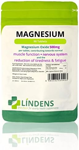 Magnesium Tablets (MgO 500mg) Pack of 90