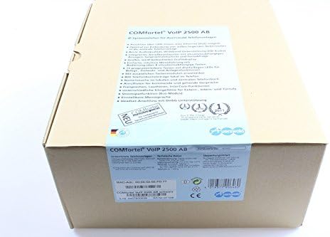 Auerswald Comfortel 2500 AB Corded Phone with Answering Machine ( Hands Free Functionality, System Phone, ISDN Port )