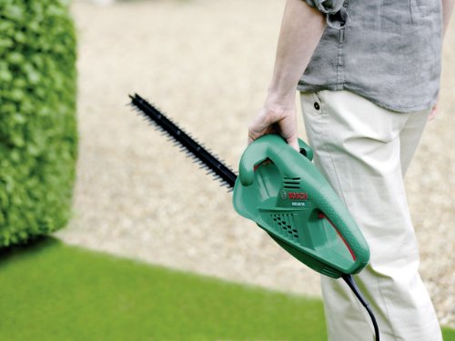 Bosch DIY Heckenschere AHS 60-16, Messerabdeckung, Karton (450 W, 600 mm Messerlänge, 16 mm Messerabstand) - 3