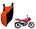 Auto Pearl Premium Quality - 100% Water Proof Orange Blue Bike Body Cover With Mirror Pockets, Buckle Belt, Carry Bag For - Bajaj Pulsar 135 LS RS.899.00