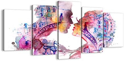 Canvas Picture - 5 Piece - Width: 160cm, Height: 85cm (Width 63,0", Height 35,5") - photo no. 3132 - five 5 Part Panels - multi panel - Ready to Hang - wall art print - Completely framed - Image printed on canvas - art on canvas - Art print Images - EA160x85-3132