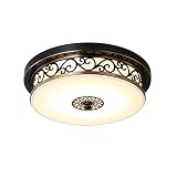 Combinado con piezas de muebles blancos en un diseño retro o shabby chic, la luz del techo es un verdadero punto culminante en su sala de estar o dormitorio.