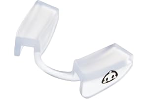 GELFORT Paradenti Powerlifting per proteggere denti e mascella, boccaglio per sollevamento pesi per tutti gli sport di allenamento (1 pezzo trasparente)