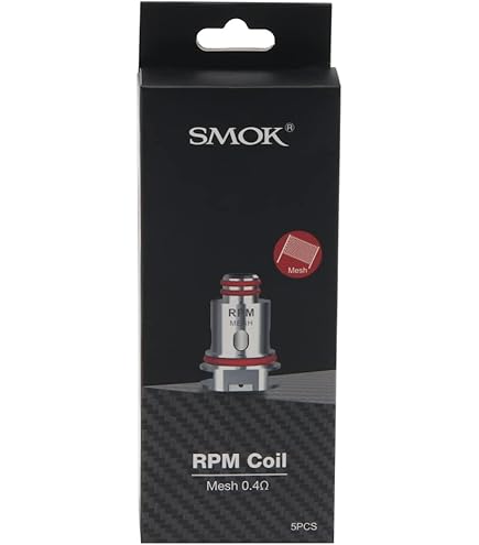 SMOK RPM Coil 0.4 ohm - Pack of 5 RPM 0.4 ohm Mesh Coils 25W Compatible  with Nord 4 / Nord X/RPM 2 Kit/RPM80 Kit : Amazon.fr: High-Tech