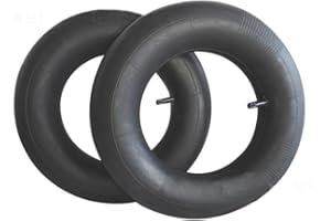 FPIQNS 2 Stück Schlauch für Schubkarrenrad 4.80/4.00-8 Ersatzschlauch für Luftrad mit TR13 gerades Ventil Schiebekarre Innenschlauch Schubkarre