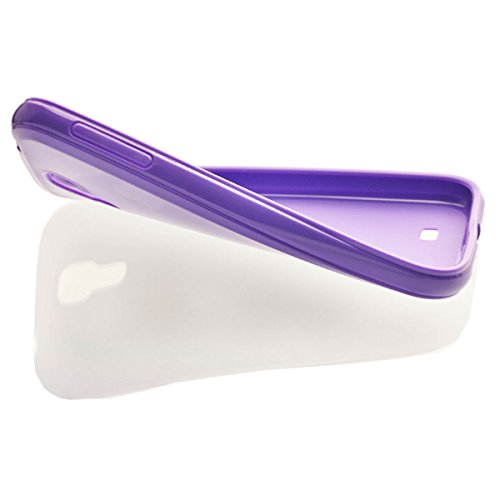 Silikon Soft Samsung Galaxy S4 i9500 Blickdicht / Transparent TPU Hülle Cover Skin Case Schale Bumper Tasche Etui Schutz (Blickdicht Rosa) - 3