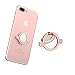Produktbild Finger-Ring-Standplatz, Handy-Standplatz-Engels, Der Teufel-Entwurfs-Zink-Legierung 360-Grad-drehender Universalfinger-Halter für iPhone, ipad, Smartphones, Tabletten (Angel-Rose Gold)