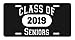 Produktbild ThisWear Graduation Gifts Class of 2019 Seniors Graduation Gifts for Men or Women Novelty License Plate Black