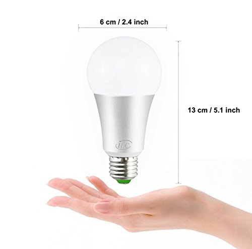 confronta il prezzo iLC 10W Lampadine Colorate Led Cambiare colore Lampadina Edison RGB E27 RGBW LED Lampadine Led a Colori Dimmerabile - 12 scelte di colore - Telecomando Incluso (Confezione da 2) miglior prezzo