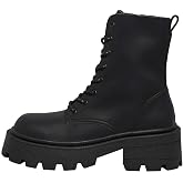 ONLY ONLBANYU-3 PU MONOCHROME LACE BOOT NOOS Y&uuml;r&uuml;y&uuml;ş BotuKadın
