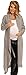 Happy Mama. Women's Maternity Waterfall Knit Long Cardigan Shawl Collar. 336p (Grey, ONE SIZE - FITS ALL)