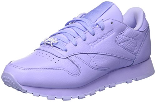Reebok Classic Leather L, basses Femme - Violet (Grit-Lilac Glow/Sleek Met), 37 EU (4 UK)