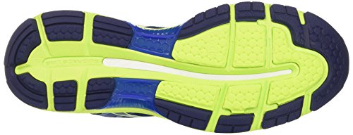 Asics Herren Gel-Nimbus 19 Laufschuhe für Das Training auf Der Straße, Indigoblue/Safetyyellow/Electricblue - 3
