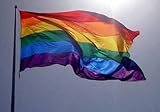 bandera lgbt emoji Material: Tela tipo saten. BANDERA GAY LESBIANA ARCOIRIS GRANDE