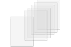 XINGSUI 6 Pcs A3 Sachet Plastique Transparent, Pochette Plastique, Vertical, Protege Document, pour la Protection et L'organisation des Documents