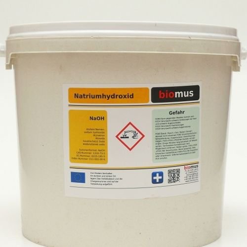 Preisvergleich Produktbild 5 kg Ätznatron 100% Natriumhydroxid Kaustische Soda Mikroperlen Feststoff NaOH
