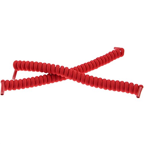 Preisvergleich Produktbild elastische spiralförmige Polyester-Schnürsenkel 4mm*15cm in rot