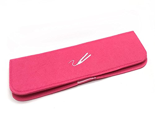 Ion Originals, tappetino termico con borsa da viaggio per piastra per capelli, colore rosa