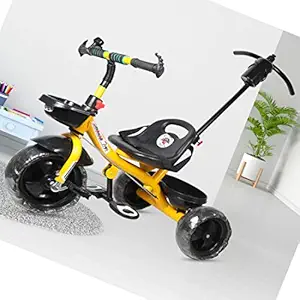 Tricycle for Kids with Parent Handle or Front Basket Back Basket Tricycle for Baby boy Baby Girl Kids trikes or Toddler Tricycle for 1,2,3,4 Years Kids (AMAZ)