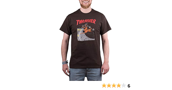 Thrasher Neck face Invert T Brown Size 