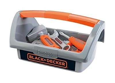 Smoby Toys, 360101, Boîte à Outils, Black + Decker, 6 Outils