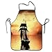 Produktbild ERCGY 2019 Apron Personalized Aprons Sunset Ship Sea Mew Customized Home Kitchen Apron