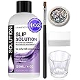 LOUINSTIC Polygel Slip Solution - 4oz Slip Solution for Polygel Nails, Anti-Stick Solution for Nail Extension, Brush Clean Liquid, Easy to Use Suitable for PolyGel Nail Kit, Beginners, Home Salon