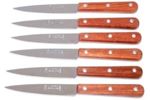 STARLIT42 LOT DE 6 COUTEAUX DE CUISINE LAME 10,5 CM OFFICE DE THIERS « LA FOURMI » A12-2995lot6