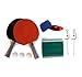 Produktbild Unbekannt Toyrific TY5854 Tischtennis Set Ping Pong Tragbar (2 Schläger 3 Bälle Netz mit Klammern) Spiel Büro Family Spaß
