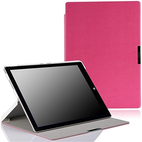 Microsoft Surface Pro 3 Case - MoKo Ultra Slim Lightweight Shell Stand Case for Microsoft Surface Pro 3 12 INCH Tablet, MAGENTA