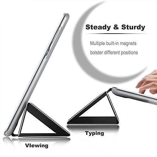 IVSO hochwertiges PU Leder Etui hülle Tasche Case – mit Standfunktion, super 360° Anti-Wrestling, ist für Huawei MediaPad M3 Lite 10.1 Tablet-PC perfekt geeignet (Schwarz) - 6