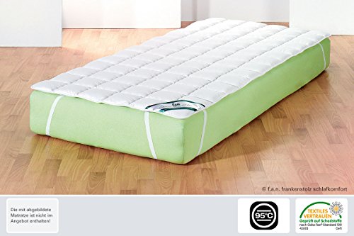 f.a.n. Frankenstolz Unterbett Spannauflage Wash Cotton (Maße: 80 x 200 cm)