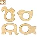 Produktbild Best for baby 4PC Baby Teether Geschenk Montessori Spielzeug Holz Vogel Elefant Eichhörnchen Fisch Handgefertigt Anhänger