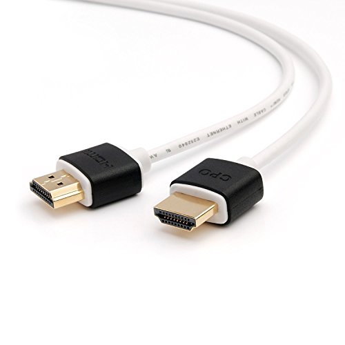 CPO 1.HDSLIM-0.25-W HDMI-Kabel, 0.25m, weiß, Stück: 1