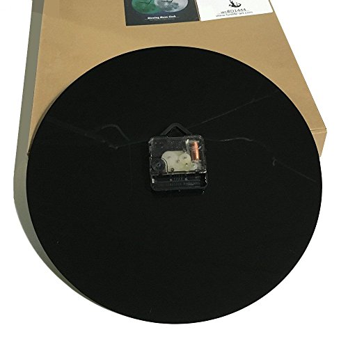 HYSENM Erde leuchtende ruhige nicht-tickende lautlose Wanduhr im Dunkel leuchtend geeignet für Kinderzimmer Schlafzimmer aus Acryl, Tierwelt - 4
