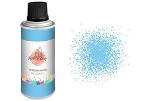 PAINT IT EASY Sprühfarbe, Sprühbastellack, Farbspray, 150ml, Hellblau