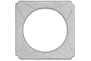 e-Bulk W-S082 Lingette Microfibre de Nettoyage pour Robot Laveur De Vitre Compatible Ecovacs Winbot 950 Pack de 2 Unités