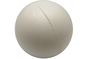 Bellaflor Sfera di Polistirolo, 2 pezzi, Diametro 15 cm, Bianca, Decorativa