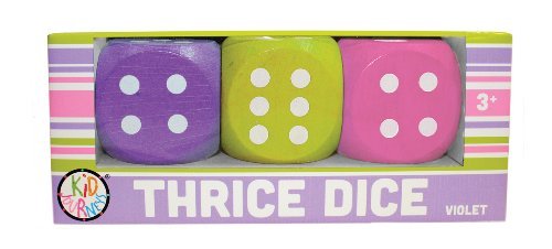 Preisvergleich Produktbild Violet Thrice Dice by Bead Bazaar
