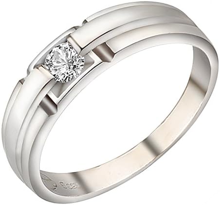 Viyino Ladies Ring Set-925 Sterling Silver Luxury Simulated Diamonds CZ Affordable Wedding Engagement Ring (X)