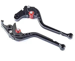 Aow Attractive Offer World 6 Position Brake Clutch Lever (Black) Type-16 for R15 V3 Only (Set of 2)