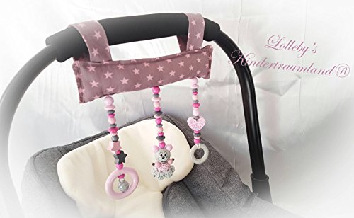 Baby Mobile Clip für den Tragegriff der Babyschale oder Wippe