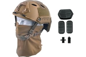 LOOGU Casco Militar Fast BJ Base Jump con 12 en 1