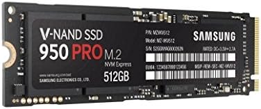 Samsung 950 PRO NVMe M.2 512 GB Solid State Drive - Black