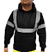 Produktbild LoveLeiter Herren Sweatshirt Männer Road Work Warnschutz Rollkragen Pullover Langarm Rundhalsausschnitt Kapuzenpulli Tops Weich und bequem Bluse Parka Oberteile, Road Work Warnschutz Pullover